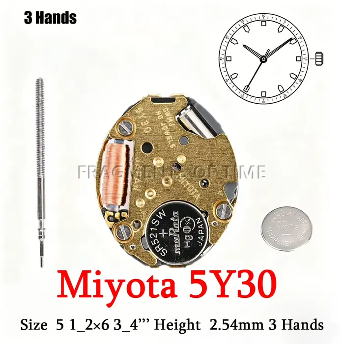 Mouvement à quartz Miyota 5Y30