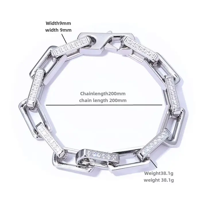 Bracelet en bambou en acier au titane pour hommes et femmes