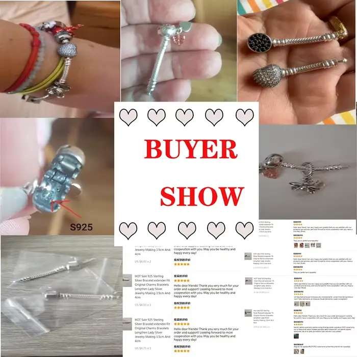 Extension de bracelet en argent sterling 925 avec zircone cubique pour allonger et personnaliser les bijoux de dame pour différentes occasions