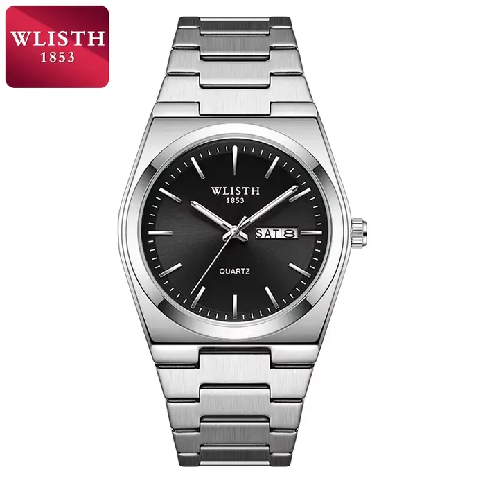 WLISTH luxe hommes montre étanche mode affaires montre en acier inoxydable montre pour homme montres
