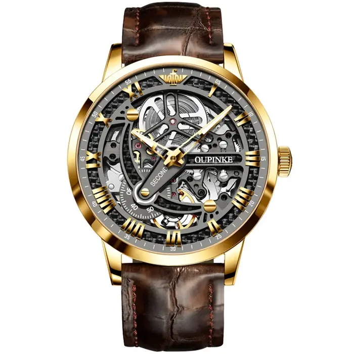 OUPINKE 3173 squelette automatique montre mécanique marque de luxe 50M