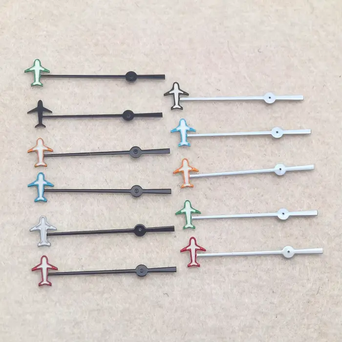 Pièces de Modification de montre de série de thème d'aviation de pilote d'occasion de forme d'avion avec des mouvements