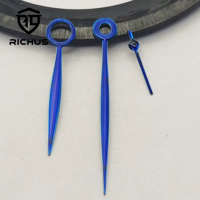 RICHUS ETA6497 aiguilles de montre argent or Rose or bleu aiguilles de montre adaptées au mouvement 