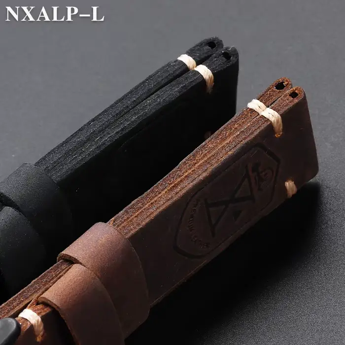 Bracelet de montre en cuir de vache première couche fait à la main