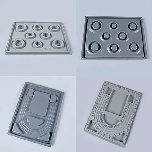 Planche de perles floquées pour bracelet et collier