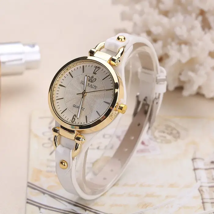 Montre-bracelet analogique à quartz pour femme