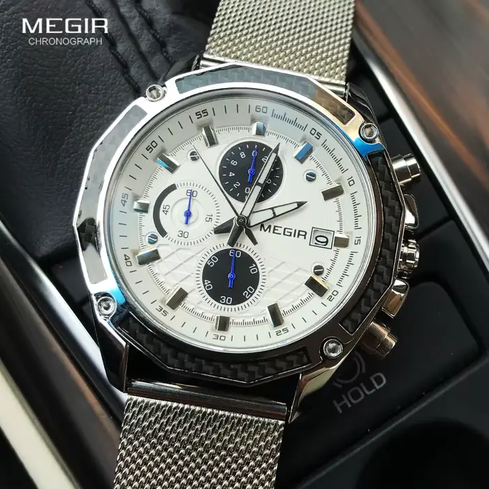 MEGIR – montre de luxe à Quartz pour hommes