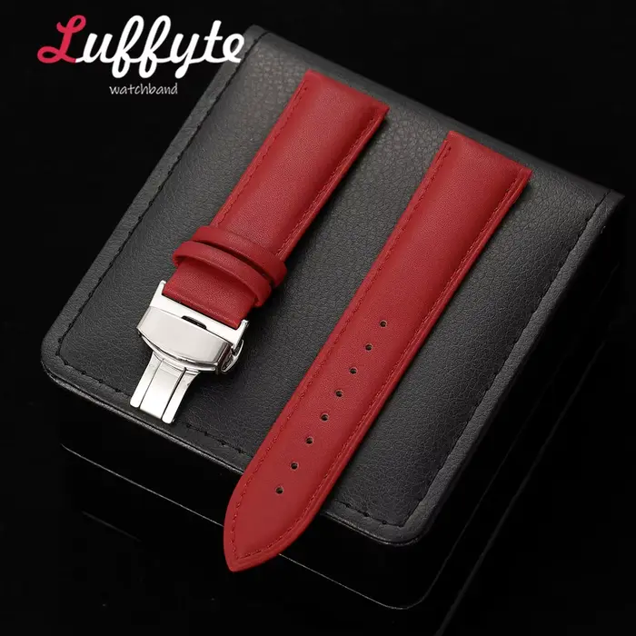 Bracelet de montre en cuir PU pour hommes et femmes
