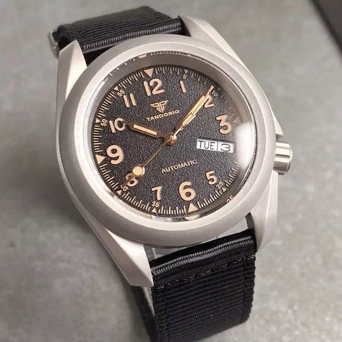 Tandorio – montre militaire Vintage pour hommes