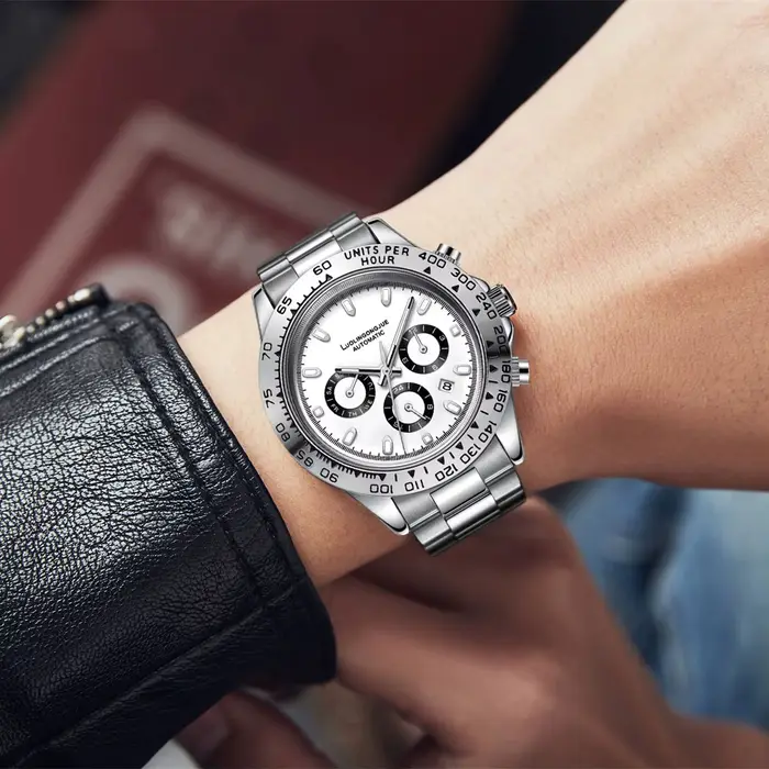 Montre mécanique pour hommes de la série luxe