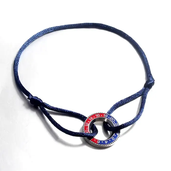 GMT montres compteur de vitesse lunette roue dentée corde Bracelet