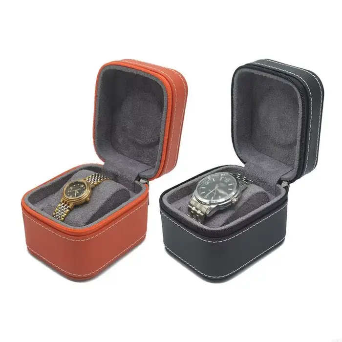 Montre de voyage de luxe pour étui, montre-bracelet étanche, organisateur de rouleau en cuir PU pour montre-bracelet, affichage de bijoux Commercial G