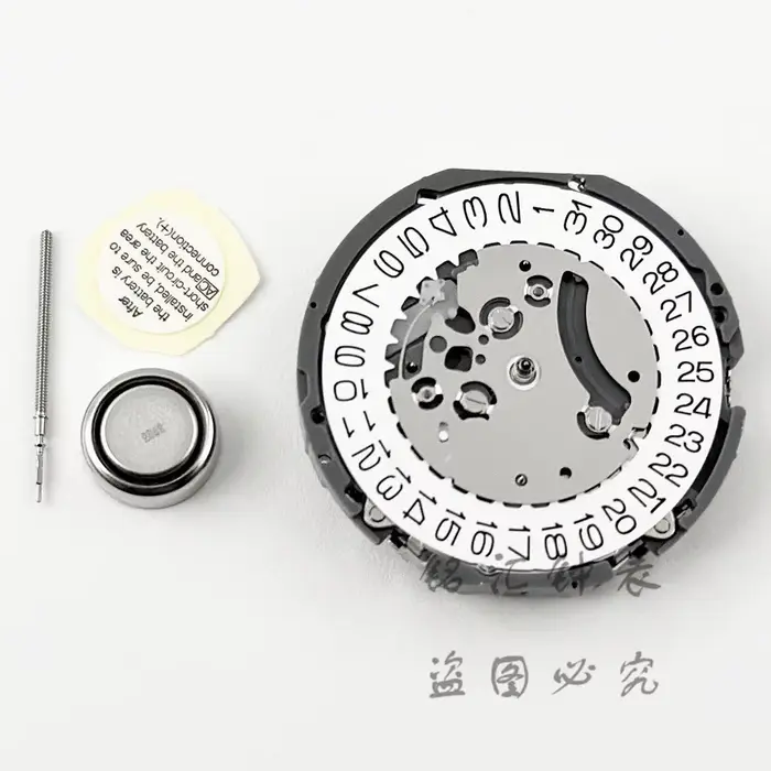 Mouvement à quartz japonais VK63 VK63A haute précision, chronographe trois aiguilles avec date, peti