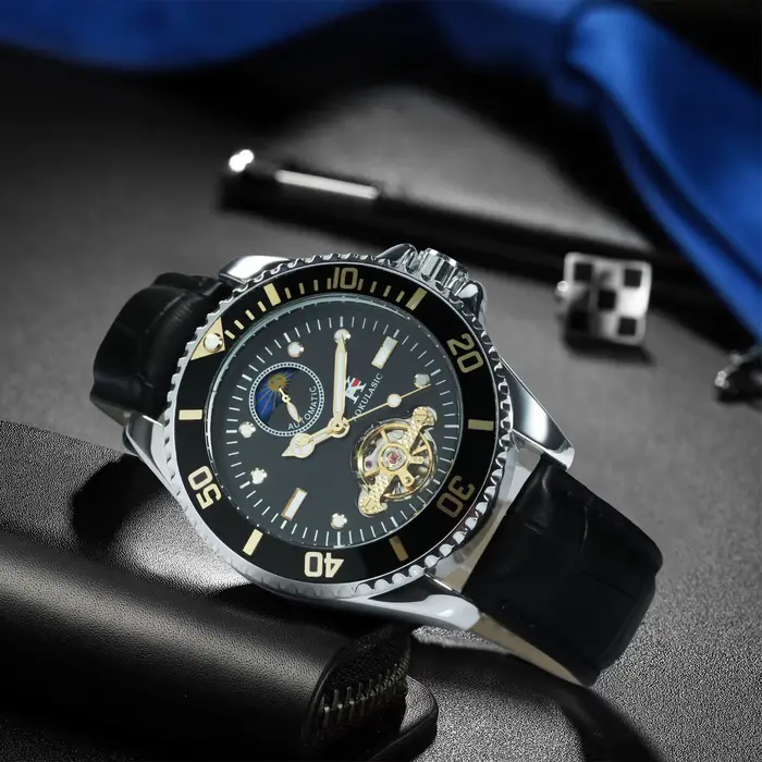 Montres pour hommes AOKULASIC Tourbillon