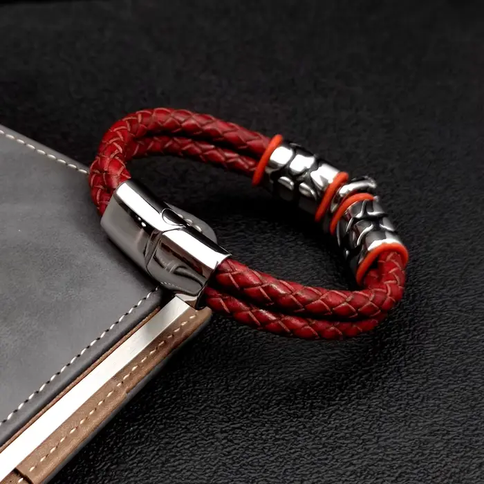 Bracelet Pop Style bohème en acier inoxydable 316 pour homme