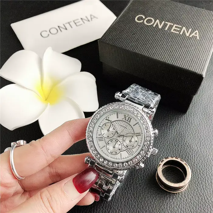 Nouvelle montre-bracelet pour femme, mouvement quartz, style mode et décontracté, résistance aux chocs, fermoir pliant sécurisé, argentée, or et rose