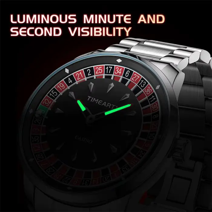 Montre-bracelet à quartz Uniguet acier rose pour homme design décontracté résistance à l'eau 3 bars occasionnels pour hommes occasions spéciales