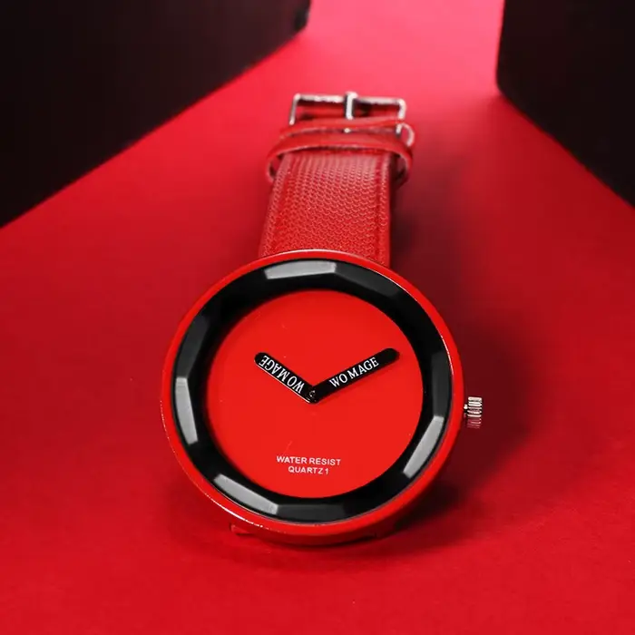 WoMaGe – montre-bracelet en cuir pour femmes