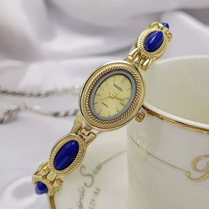 2025 Top marque de luxe ovale or femmes montres dames