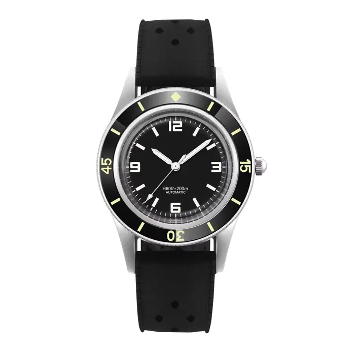 CORGEUT 50-Fathoms montre de plongée WD50F NH35 mouvement automatique 40mm montre pour homme lumineu