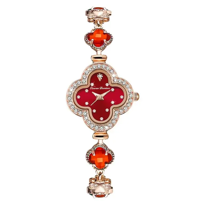 Mode montre pour femme trèfle Bracelet