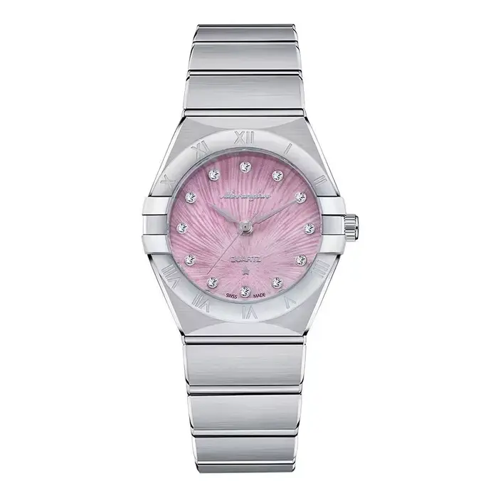 2025NewConstellation montre pour femmes avec cadran coloré et petit cadran, bracelet en acier, cadea