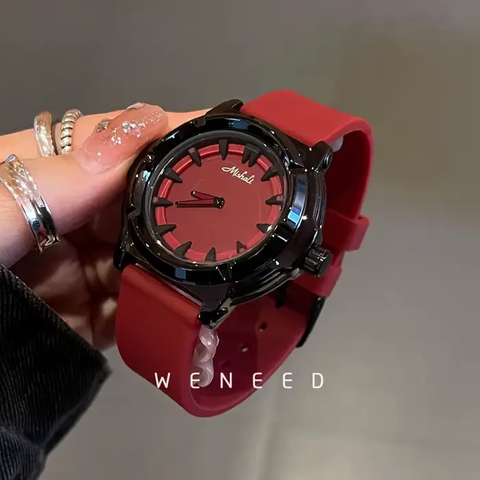 Nouvelle montre pour femme rouge