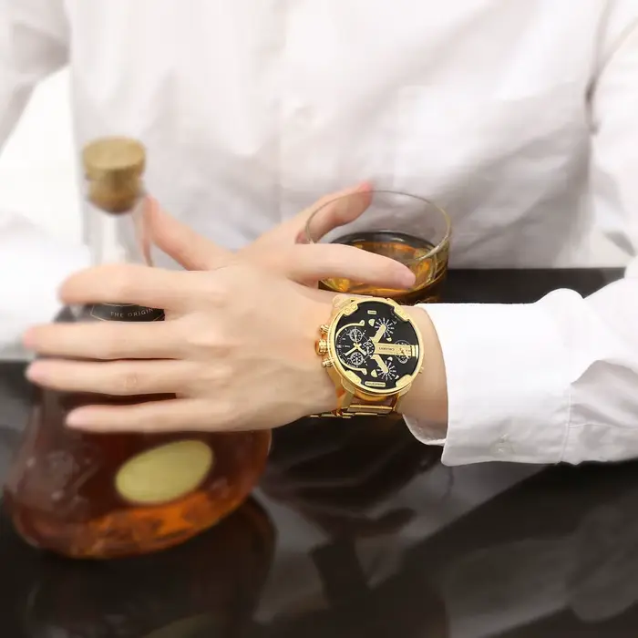 CAGARNY – montre-bracelet multifonction pour hommes