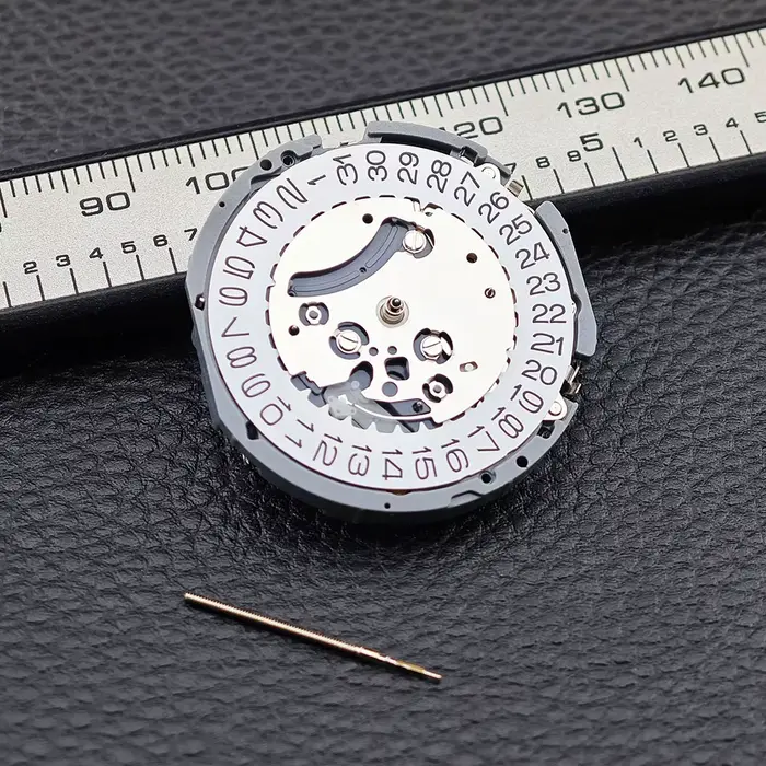 Horloge à Quartz Dwayne Campbell VK63 Mouvement Date à 3 Heures Chronographe Montre Accessoire Occasionnels Spéciaux