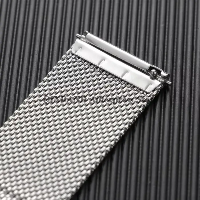 Bracelet de montre intelligente à libération rapide en maille milanaise