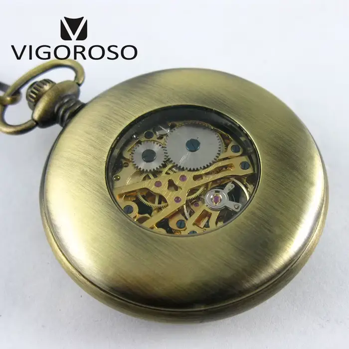 Montre à gousset — Montre de Poche Mécanique de Luxe à Deux Cadrans