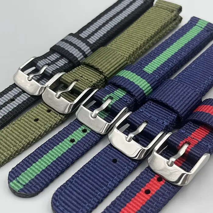 Bracelet en Nylon RUIMOODE pour Montres Traditionnelles, Bracelet de Remplacement Unisexe, Accessoires de Montres Occasions Spéciales