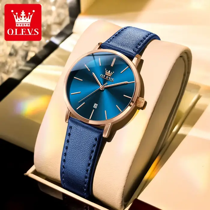 OLEVS offre spéciale femme montre minimaliste mode Ultra mince 6.5mm étanche Quartz montre-bracelet marque originale