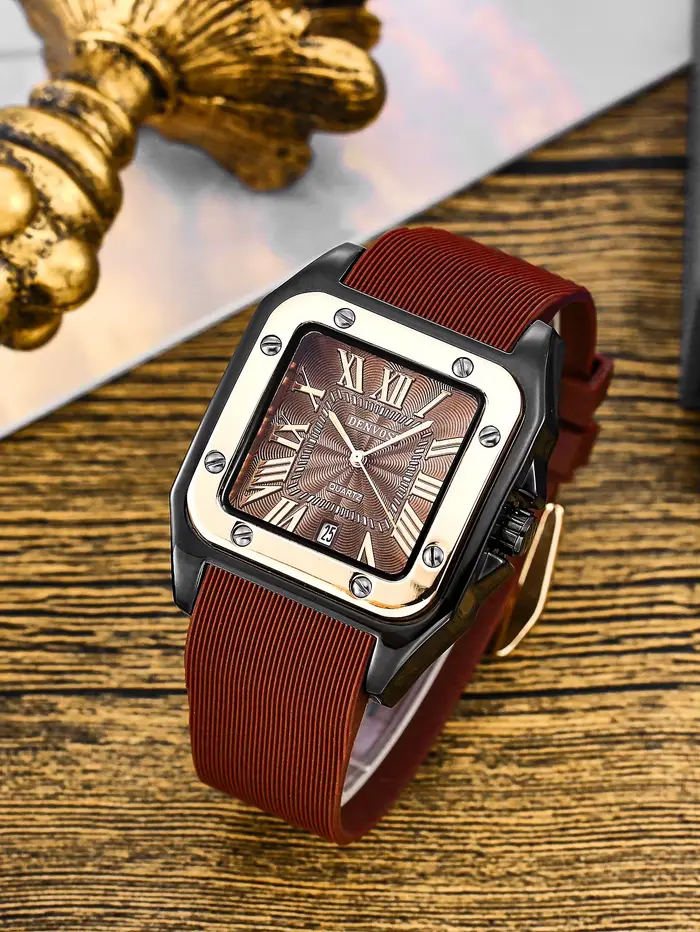 Montre à quartz de luxe Elite pour femme, édition limitée, design unique, Square Fasion Business, mo