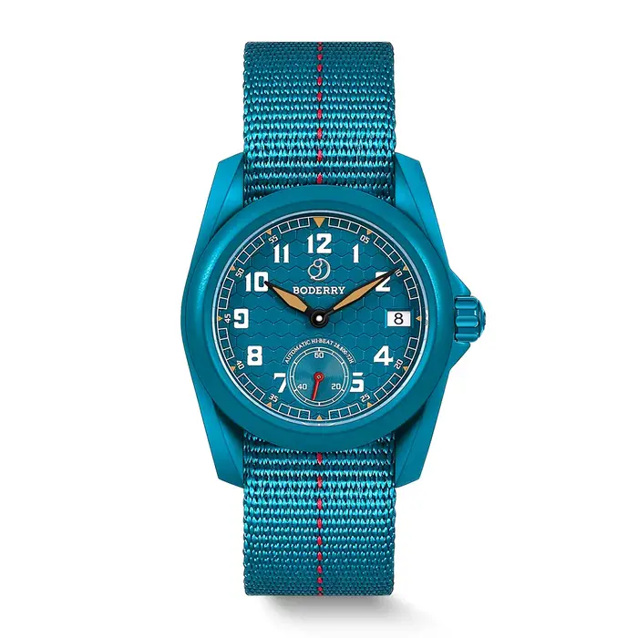 BODERRY hommes montre automatique 40MM titane pilote Sport mécanique montre-bracelet 10ATM étanche saphir C3 lumineux HZ8240