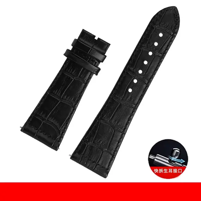 Ceinture de montre en cuir véritable pour la série Frank Muller