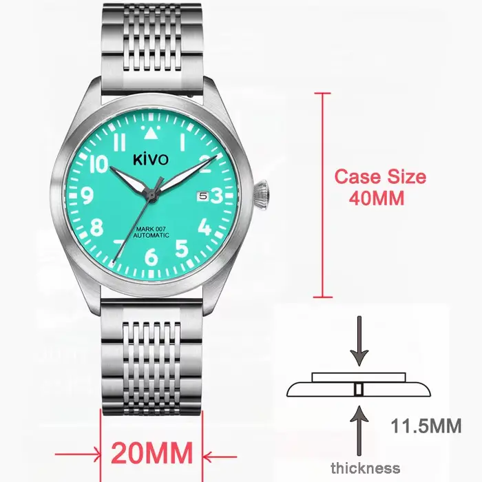 Montre militaire étanche pour homme