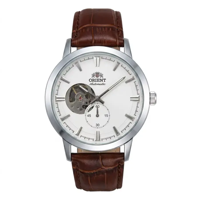 Montre automatique mécanique pour homme Japan Orient, cadran squelette, petite aiguille des secondes