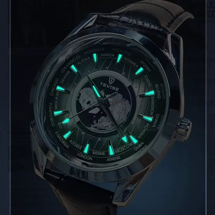 TEVISE – montre mécanique automatique de luxe pour hommes