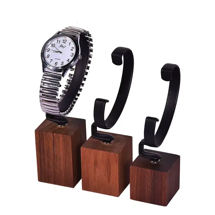 Présentoir de montre en bois haut de gamme