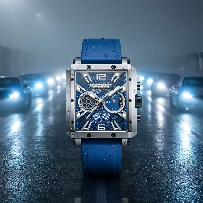 Montre Pagani Design 2026 Style Sport Mouvement Quartz Bracelet Caoutchouc Étanche Occasions Plein Air Hommes