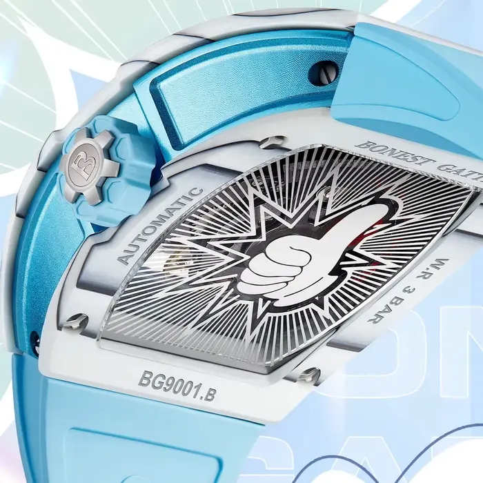 BONEST GATTI nouveau montre-bracelet à mouvement automatique pour hommes lunette en Fiber de carbone entièrement