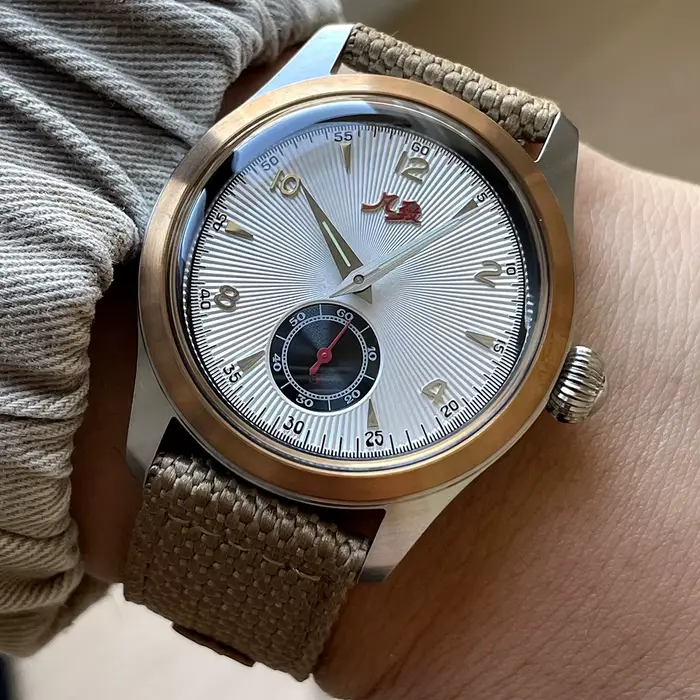 Merkur montre saumon cadran montre nouvelles montres Vintage remontage manuel montre mécanique pour 