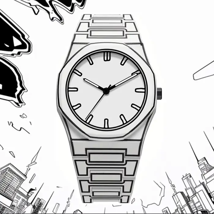Montre NDNZ 2026 Quartz Design Bande Dessinée Bracelet Silicone Occasions Spéciales Homme