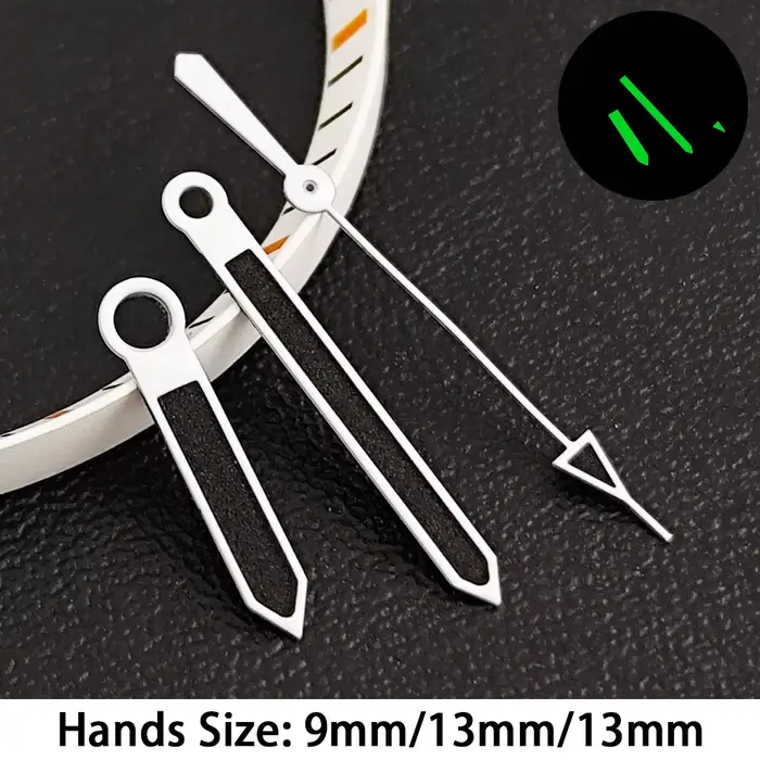 Aiguilles de montre compatibles avec les mouvements NH35/NH36/NH38/NH70/NH71/NH72