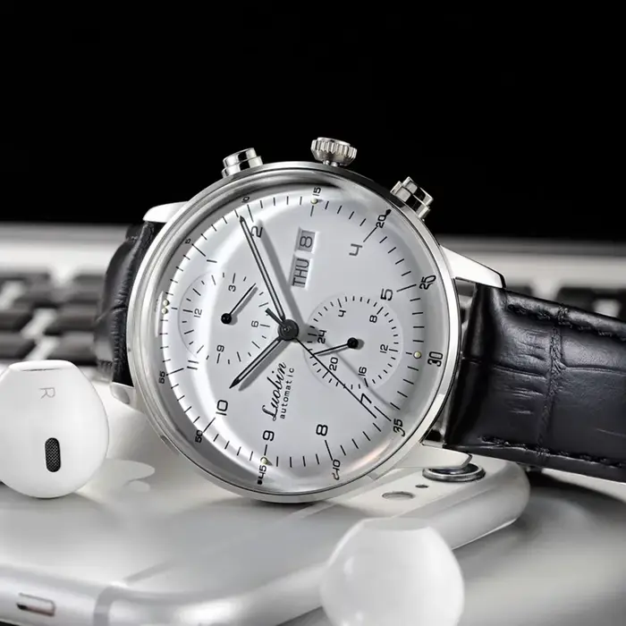 Montres mécaniques pour hommes, montre-bracelet automatique d'affaires, en acier inoxydable, lumineu