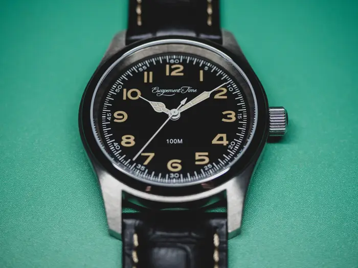 【Tempo d'escapement】 Montre à mouvement à quartz VH31 38 mm Saphir étanche 100 M Super lumineux