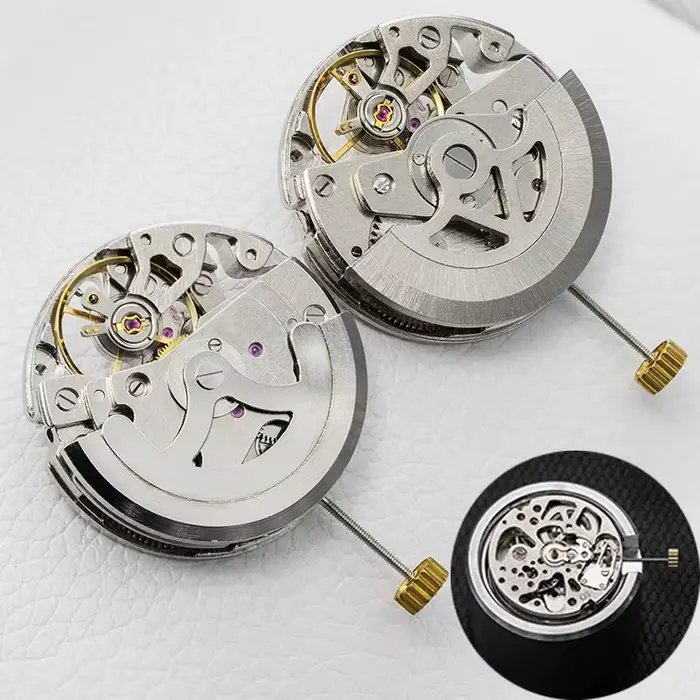 Mouvement mécanique automatique à 3 aiguilles de remplacement