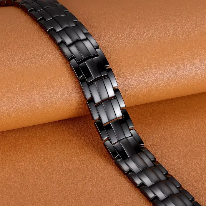 ARADOO Bracelet en titane pur de haute qualité pour hommes et femmes
