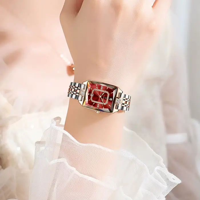 Montre POEDAGAR élégante avec fonction de date automatique et résistance à l'eau pour femmes occassions spéciales et quotidienne